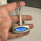 Jorgen Jensen Denmark Space Age Pewter and Glass Cabochon Necklace