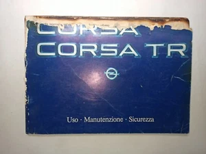 OPEL CORSA CORSA TR Manuale uso e manutenzione Edizione Dicembre 1984 - Foto 1 di 10