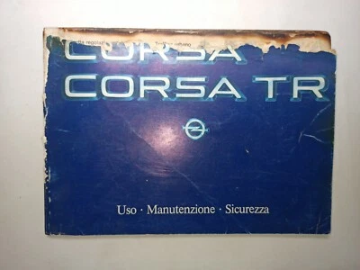OPEL CORSA CORSA TR Manuale uso e manutenzione Edizione Dicembre 1984 - Immagine 1 di 4