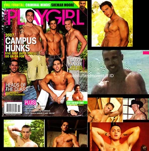 PLAYGIRL 11-07 SHEMAR MOORE FRONTAL! CAMPUS HUNKS DADDY YANKEE NOVEMBER 2007 SH - Picture 1 of 1
