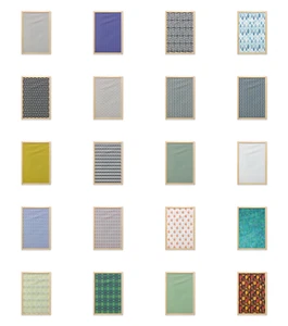 Ambesonne Abstract Shape Wall Art with Frame for Bathrooms Living Room Dorms - Picture 1 of 101