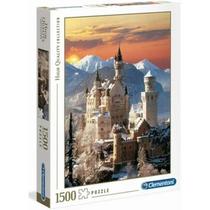 Clementoni 1500 Piece Jigsaw Puzzle Neuschwanstein 23.25” x 33.25” NIB Sealed - Picture 1 of 1