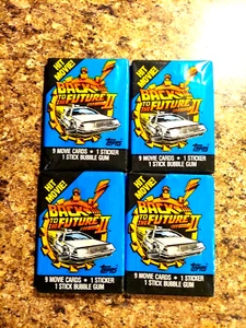 BACK TO THE FUTURE II TRADING CARDS - 4 PACKS - FREE SHIPPING !!! - Picture 1 of 2