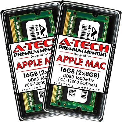 16GB 2 x 8GB Memory RAM for iMac Late 2012 MacBook Pro Mid 2012 A1418 MD094LL/A - Image 1 of 4