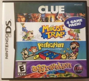Clue Mouse Trap Perfection Aggravation 4 GAME PACK! (Nintendo DS, 2009) tested - Picture 1 of 5