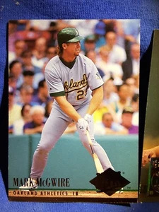 1994 Ultra Mark McGwire Oakland Athletics #111 GOLD FOIL MVP HOF LEGEND - Picture 1 of 1