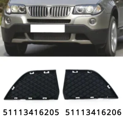 1Pair Front Bumper Grilles Lower Grill Fit For 2007-2010 BMW X3 E83 51113416205~ Foto 1 de 4