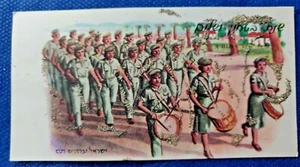 ISRAEL IDF 1950' New Year Shana Tova greeting card woman soldier zahal drummer - Picture 1 of 3
