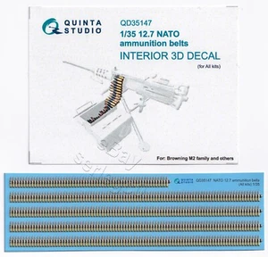 QD35147 Quinta Studio 1:35 NATO 12.7 ammunition belts (All kits) - Picture 1 of 8