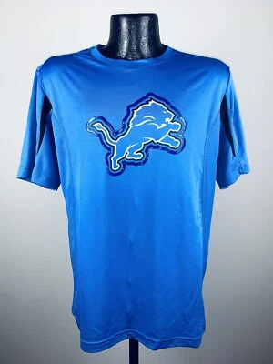 Men's Majestic Detroit Lions Blue Fanfare VII Performance Synthetic Tee Medium - Image 1 of 4