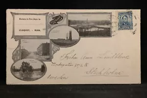 Minnesota: Cloquet 1905 Vedute Città Camera di Commercio Copertina Pubblicitaria - Foto 1 di 2