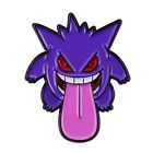 Gengar Tongue Out Brooch Lapel Pins For Backpack Enamel Pin Cute Brooches Women