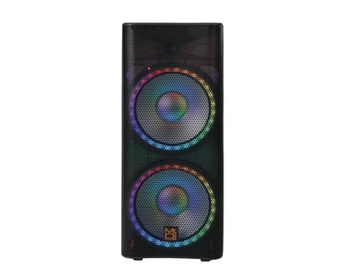 MR DJ PBX6500LED PRIME PRO Dual 15â€ 3-Way Powered/Active DJ PA Live Sound - Imagem 1 de 4