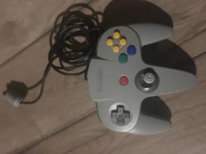 NES Nintendo 64 Gray Controller Parts As Is JOYSTICK TOO LOOSE - Bild 1 von 5