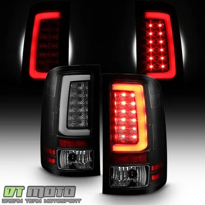 NUEVO Blk Smoke 2007-2013 GMC Sierra 1500 2500 HD Tubo Luces Traseras Lámparas de Freno Foto 1 de 4