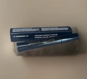 KORRES Volcanic Minerals Mascara Extreme Volume 01 BLACK 0.37 Oz NIB Italy - Picture 1 of 6