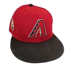 2023 Joe Mather #74 D-Backs Team Issued New Era Red 25th Anniversary Cap COA - Picture 1 of 5