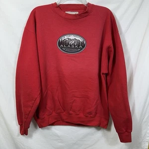 Sudadera Grande De Colección Anchorage Outfitter Alaska The Last Frontier Hecha en EE. UU. L - Imagen 1 de 7