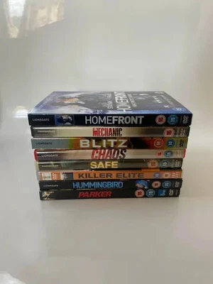 Jason Statham 8x DVD Collection Transporter Safe Hummingbird Mechanic more R2 - Image 1 of 3