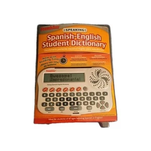 Vintage Franklin Talking Spanish-English Dictionary BES-1240 NOS Sealed - Picture 1 of 2