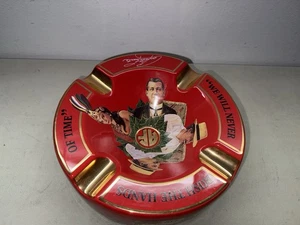 Cenicero de cerámica para cigarros Arturo Fuente - rojo 9”. Nunca apresuraremos las manos de... - Imagen 1 de 5