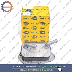 Engine Oil Cooler For Audi A6 A7 A8 Quattro Q5 Q7 S4 S5 SQ5 VW Touareg V6 3.0L - Picture 1 of 6