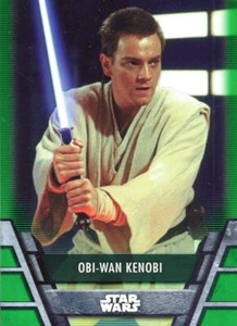 Star Wars Holocron 2020 Green Base Card Jedi-1 Obi-Wan Kenobi - Picture 1 of 1