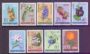 Yugoslavia 1961 Flowers, CTO. - Picture 1 of 1