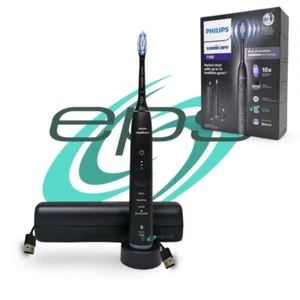 Philips NEXT GENERATION SONICARE HX7421/01 Schallzahnbürste schwarz mit Ladeetui - Bild 1 von 6