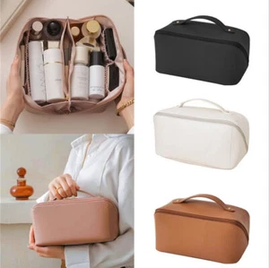 Large Capacity Toiletry Cosmetic Vanity Storage Pouch Travel Make-Up Cases & Bag - Picture 1 of 14
