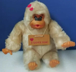 Vintage Russ Berrie Plush GONGA "I Love You" Thumb Sucking Gorilla 9" - Picture 1 of 5