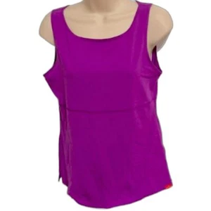 EDDIE BAUER Athletic Tank Top Bright Magenta Purple Womens Medium - Picture 1 of 15