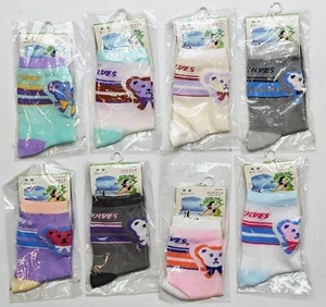 Women's Fashion & Casual Silky Feel Crew Socks Lot (E) - 8 Pairs - Size 7-9 - Picture 1 of 2