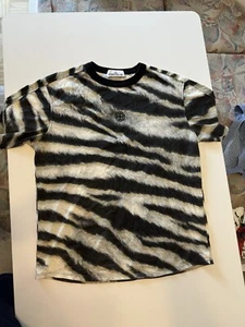 Stone Island White Tiger Zebra Camo T-Shirt Gr. M - Bild 1 von 5