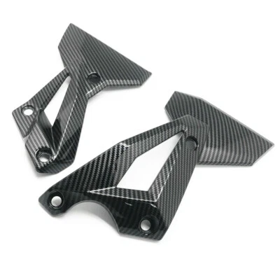 Carenado protector de radiador de marco lateral de fibra de carbono para Kawasaki 2018-2020 Z400 Z 400 Foto 1 de 4