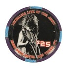 Metallica Hard Rock Casino Chip Las Vegas New Years Eve 2003 Discontinued $25