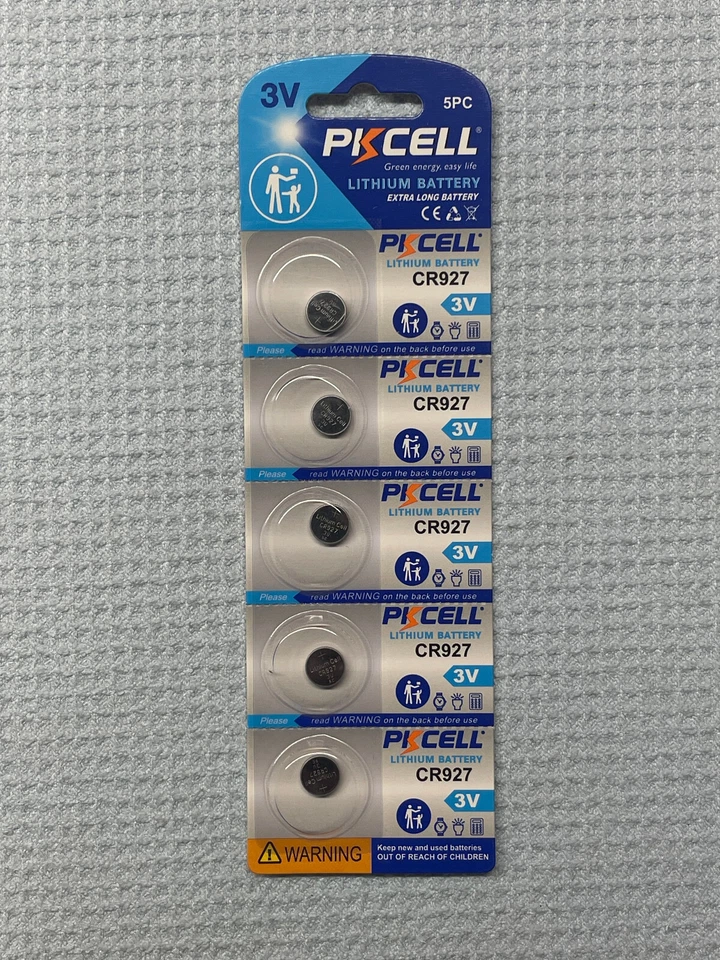 Paquete de 5 baterías de litio 3v CR927 927 PKCELL EE. UU. ENVÍO GRATUITO NUEVO CADUCADO 12/2030 Foto 1 de 1