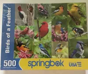 Springbok's 500 Piece Jigsaw Puzzle Birds of a Feather Sealed in box - Picture 1 of 2