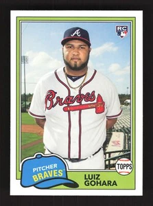 2018 Topps Archives 1981 Design Luiz Gohara RC #207 Atlanta Braves - Picture 1 of 2