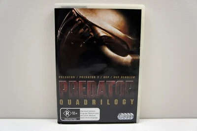 Predator / Predator 2 / AVP / AVP Requiem Quadrilogy DVD Region 4 - Free Postage - Image 1 of 4
