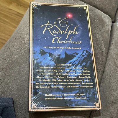 NEW SEALED “A VERY RUDOLPH CHRISTMAS” 3 CD SET PLUS 40 PAGE HOLIDAY SONGBOOK Foto 1 de 2
