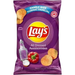 BOLSAS DE PATATA PAPAS FRITAS VESTIDAS TALLA FAMILIAR 2x235gr FRESCAS Y SEGURAS - Imagen 1 de 1