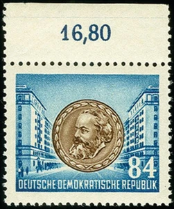 GDR Mi. 353XIG print on gum mint photo certificate Paul BPP Mi. 800,- KR9900436 - Picture 1 of 3