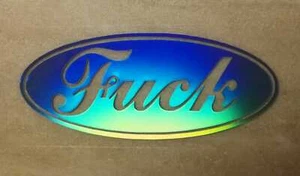 Fuck • Emblem • Aufkleber • Sticker • Schriftzug • OEM • JDM • Fun  viele Farben - Bild 1 von 9