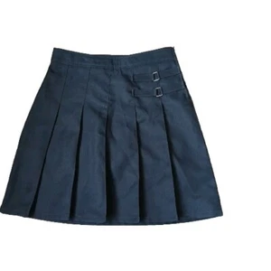 French Toast Size 14 Skirt Short Blue Adjustable Zipper On The Side Ruffled - Picture 1 of 7
