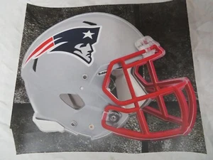 NEW ENGLAND PATRIOTS HELMET NFL Fathead Wall Graphics 11" x 9"  (Poster/Sticker) - Picture 1 of 1