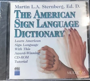 The American Sign Language Dictionary [Win/Mac CD-ROM,  753182040998] - Picture 1 of 5