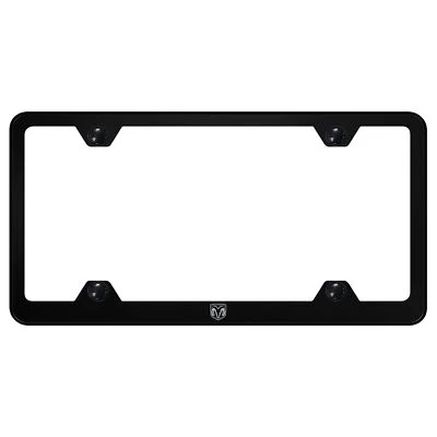 Dodge Ram Laser Etched Logo Wide Body License Plate Frame - Image 1 of 2