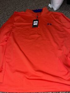 Under Armour Golf Tour Playoff 2.0  1/4 Zip Pullover Long Sleeve Shirt XXL Red