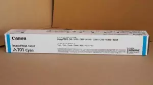 Toner originale Canon T01 ciano 8067B001 imagePRESS C 850/imagePRESS C 65 - Foto 1 di 3